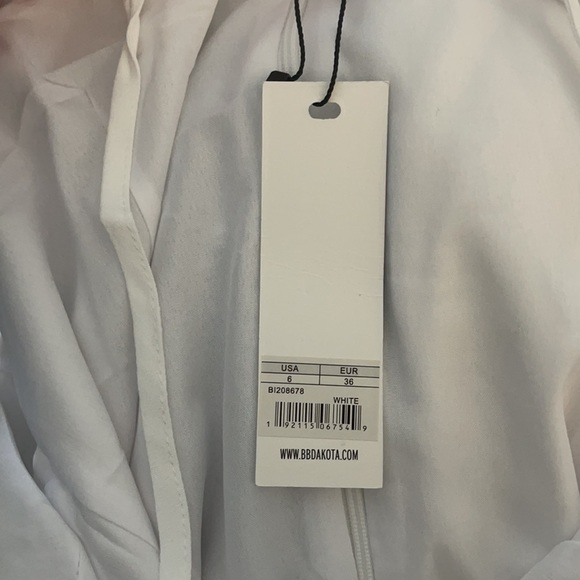 BB Dakota Kaless White Off The Shoulder Sunmer Dress - Picture 11 of 14